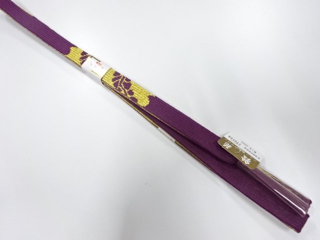 JAPANESE KIMONO / UNUSED KOREI HAND-TIED OBIJIME